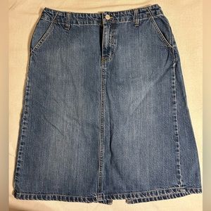 EUC GAP JEANS WOMENS JEAN SKIRT SIZE 8